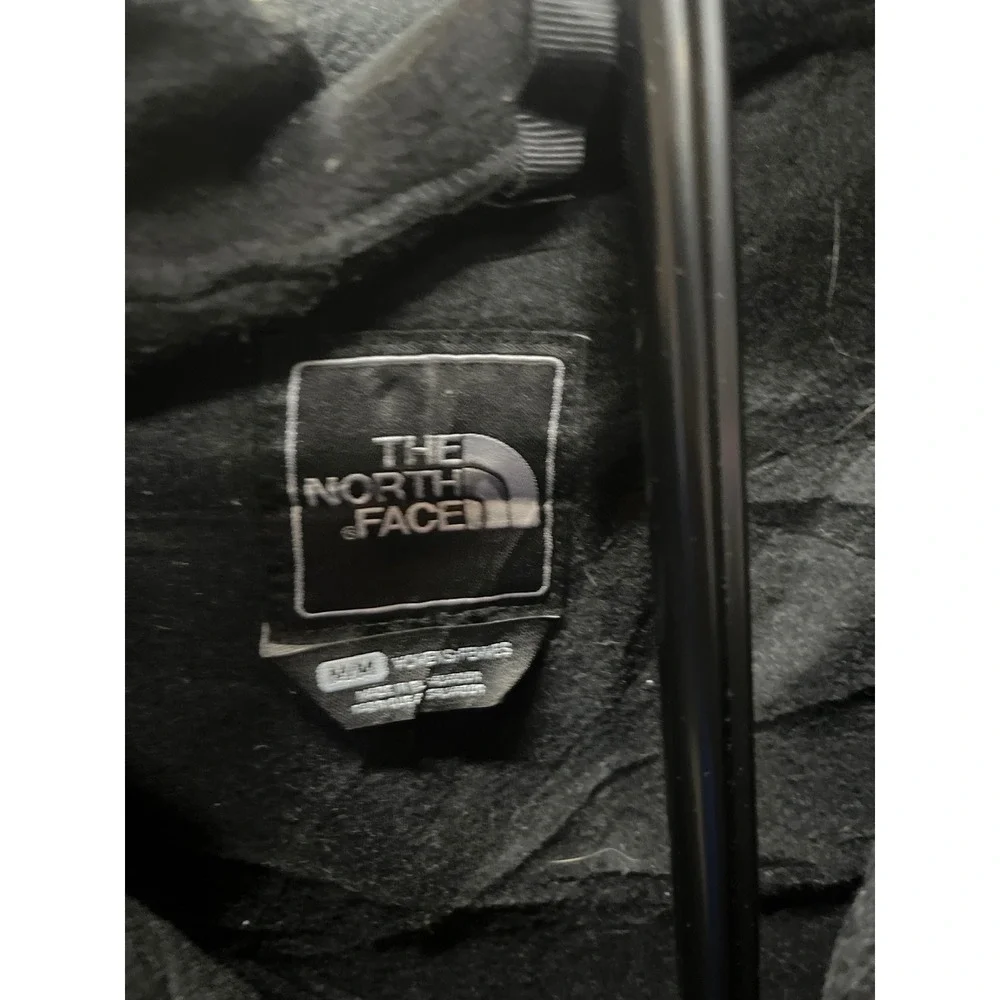 The North Face Black Fleece Jacket Full Zip Logo‎ Embroidered Women's Medium - Picture 5 of 5